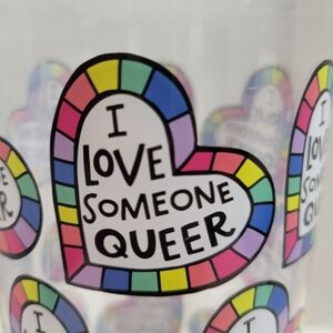 I LOVE SOMEONE QUEER WATER BOTTLE